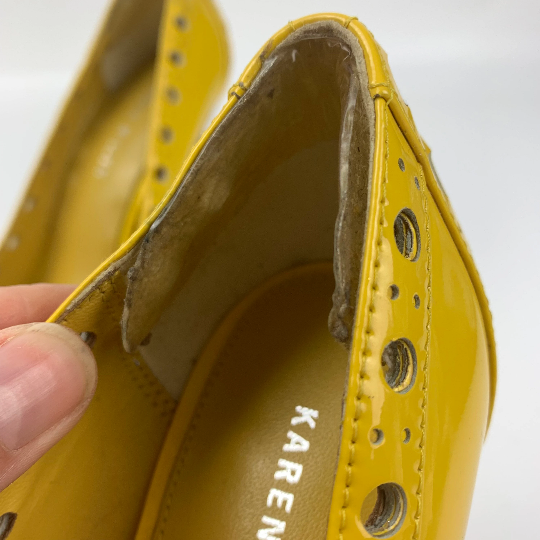 Heel inserts on stilettos