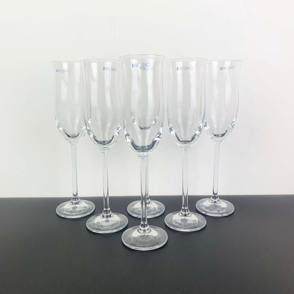 Krosno tall flared champagne flute - Set of 6