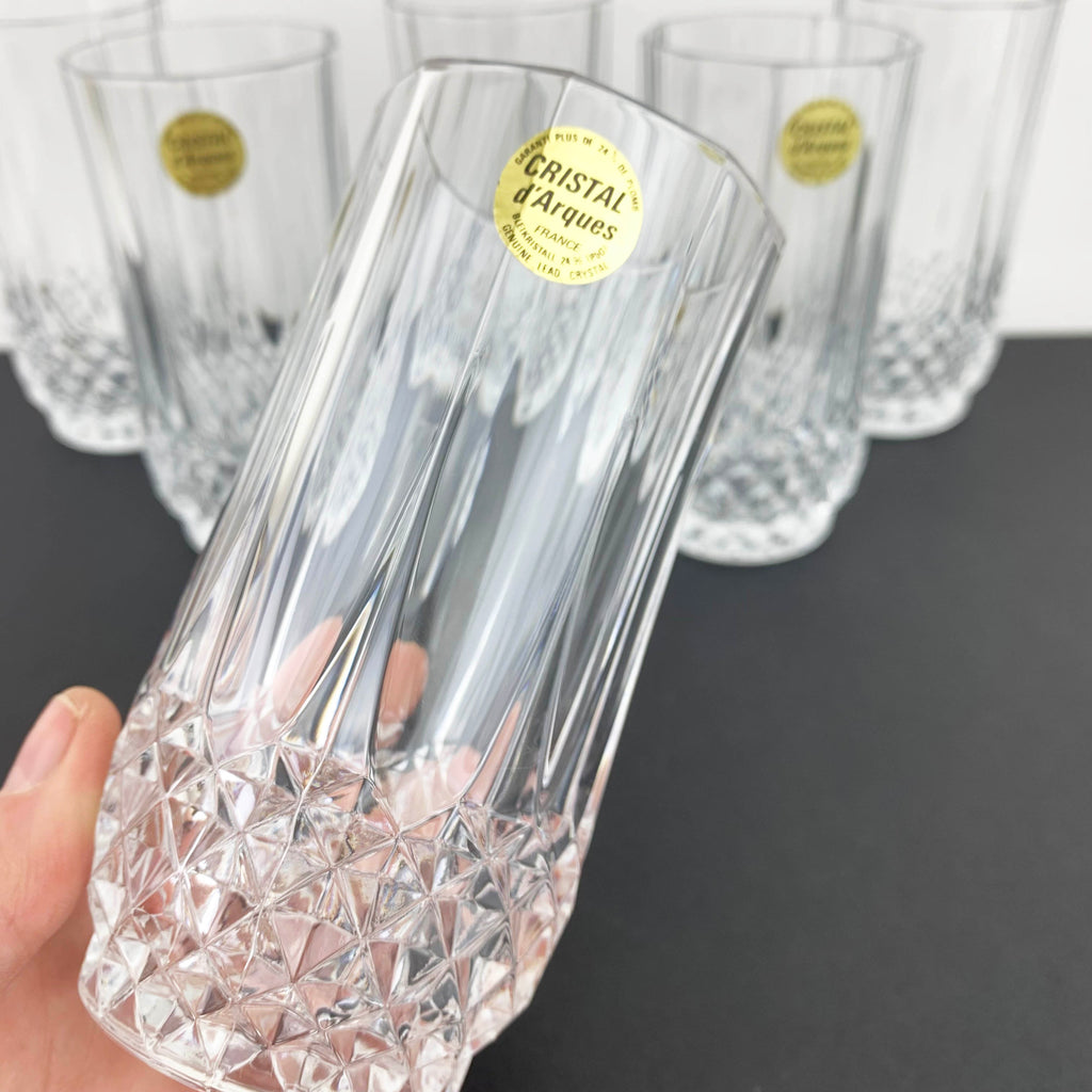 Longchamp crystal discount water glasses