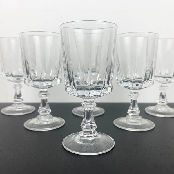 Cristal D'Arques 'Louvre' liqueur/aperitif crystal stemware