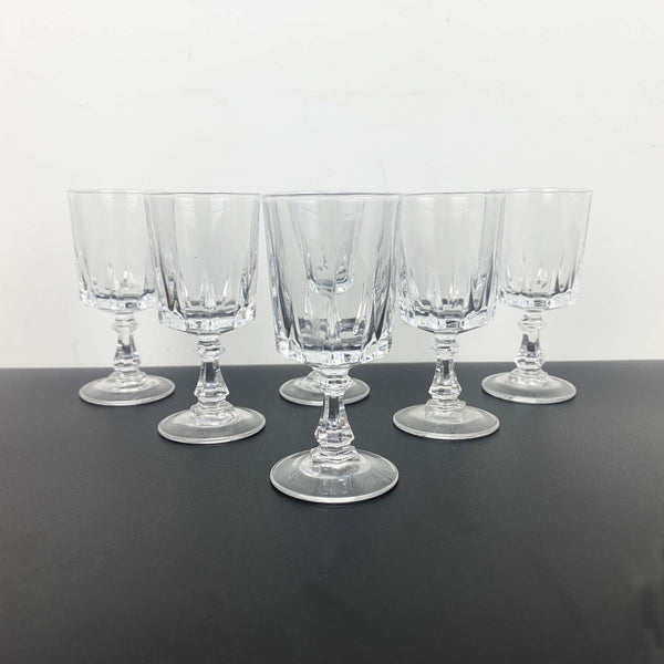 Cristal D'Arques 'Louvre' liqueur/aperitif crystal stemware