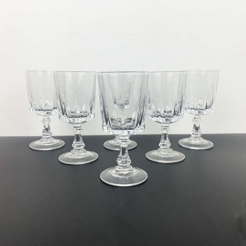 Cristal D'Arques 'Louvre' liqueur/aperitif crystal stemware