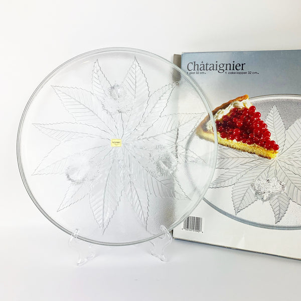 Luminarc 'Chataignier' rare cake platter