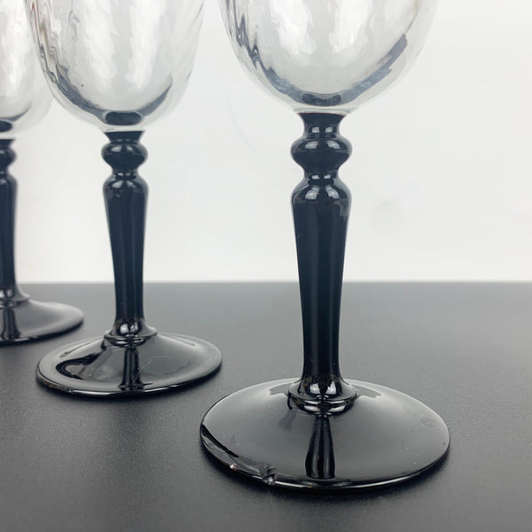 Luminarc 'Swirl' Onyx wine glass - Set of 4