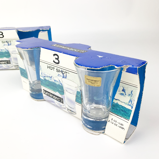 Luminarc clear shot glasses