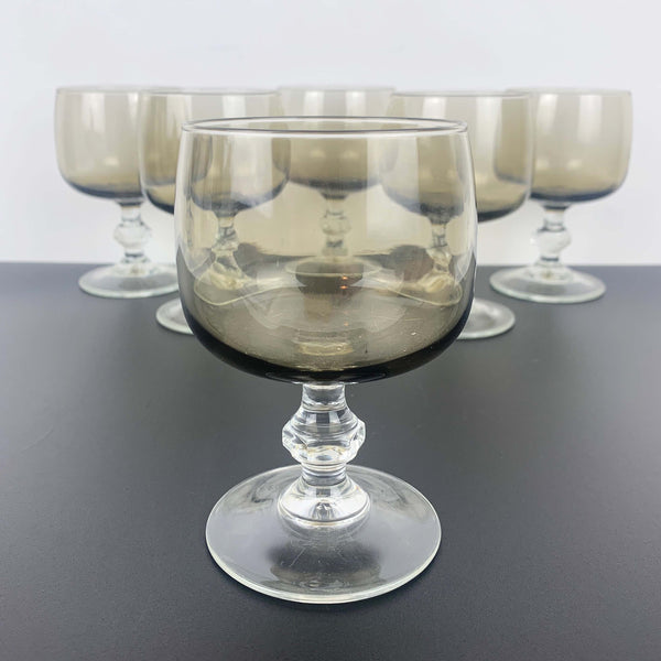 Luminarc 'Domaine' smoke wine glass - Set of 6