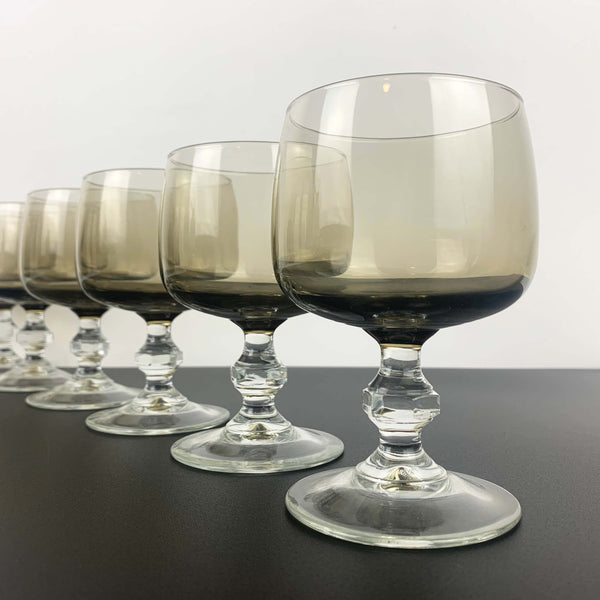 Luminarc 'Domaine' smoke wine glass - Set of 6