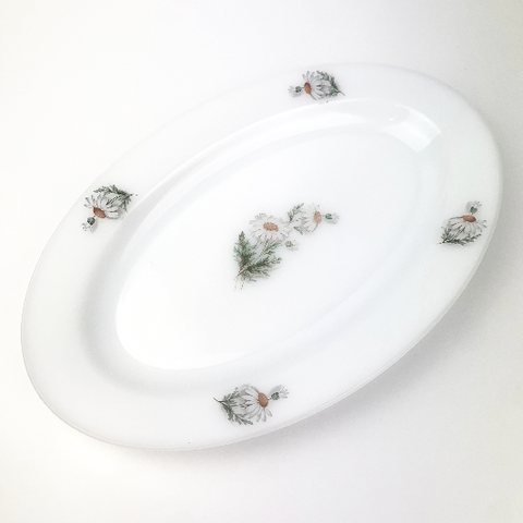 Arcopal France Marguerite oval platter