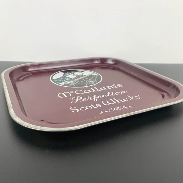 McCallum's Scots Whisky Metal Drinks Tray