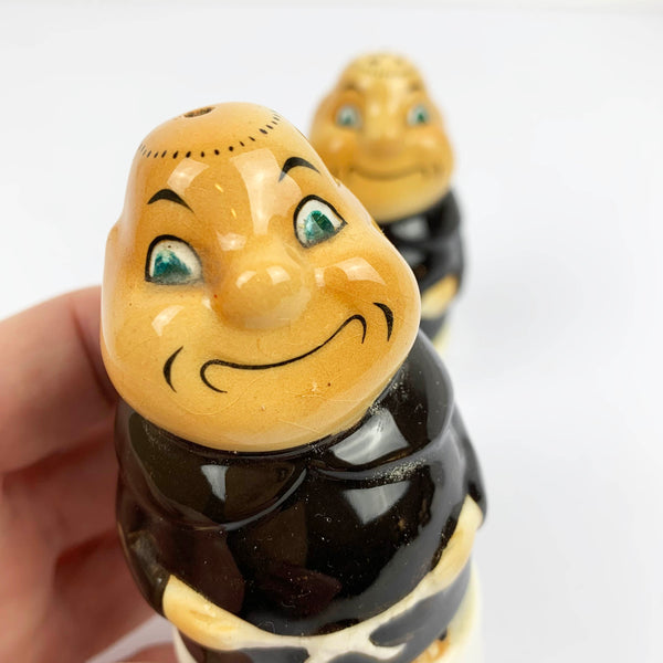 McWilliams Moselle 1970s monk salt and pepper shakers