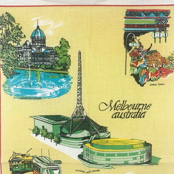 Vintage Australian Cities tea towel collection - Set of 3