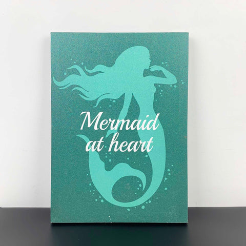 Mermaid at Heart canvas art print