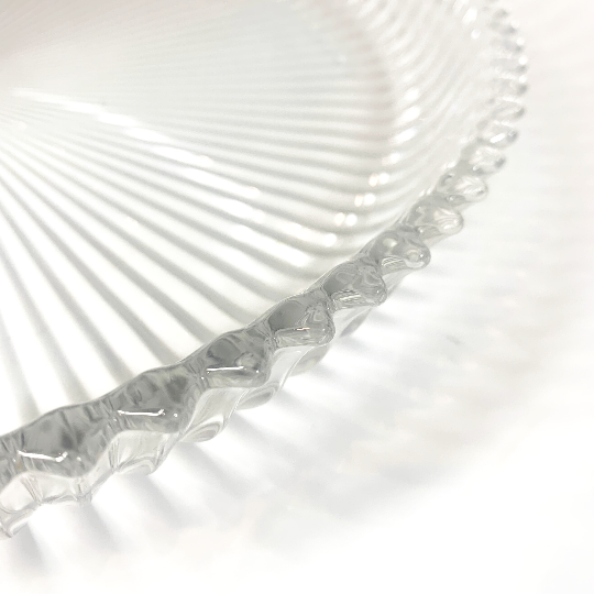 Mikasa Diamond Fire Serving Platter ribbed detail