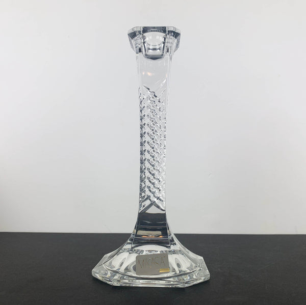 Mikasa crystal candle stick holder