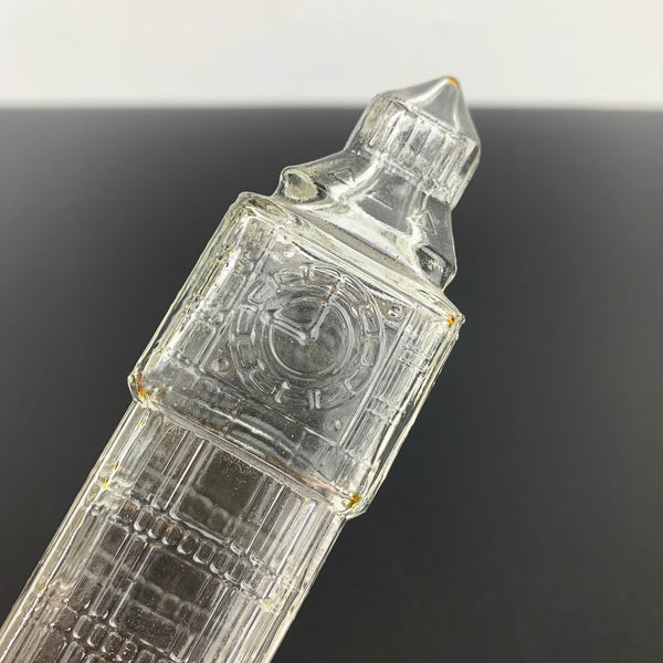 Miniature collectible Big Ben bottle