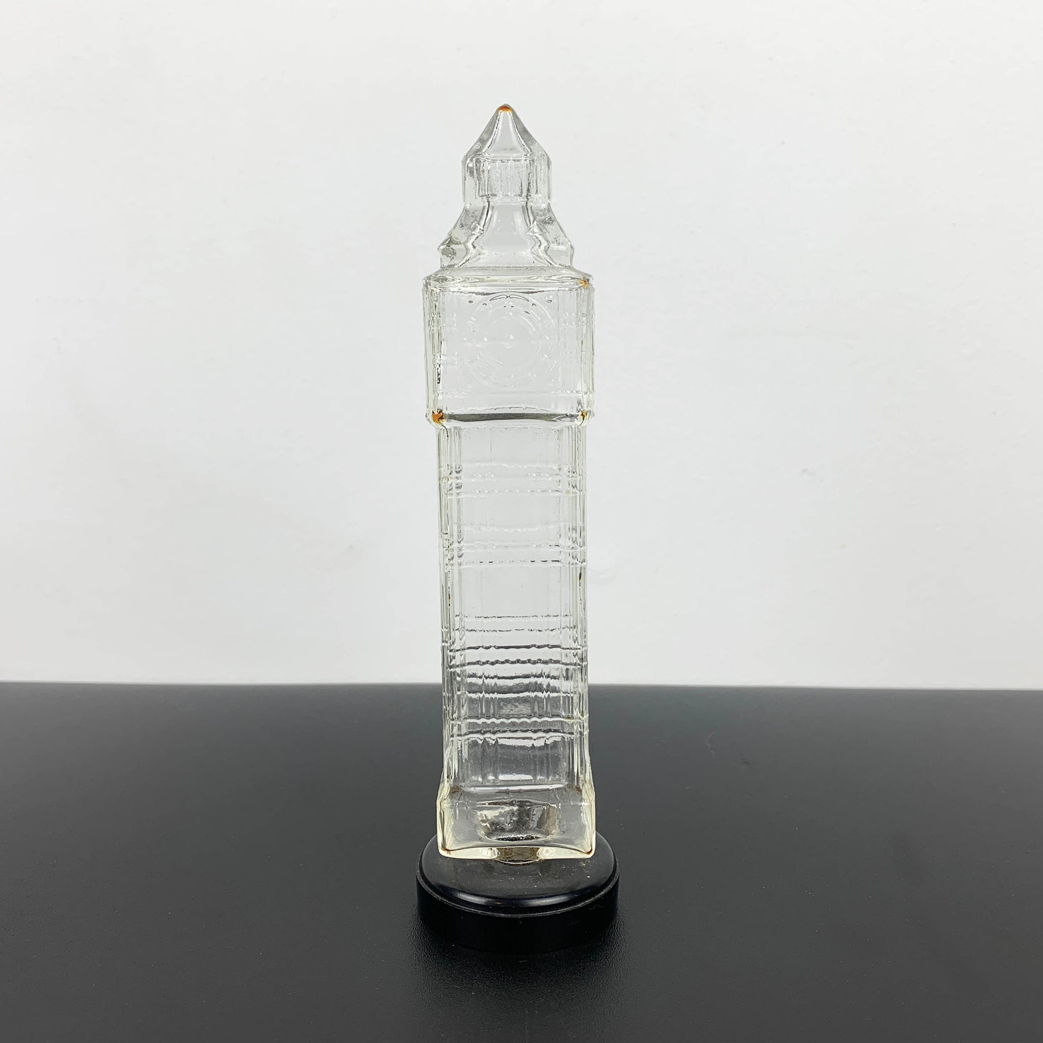 Miniature collectible Big Ben bottle