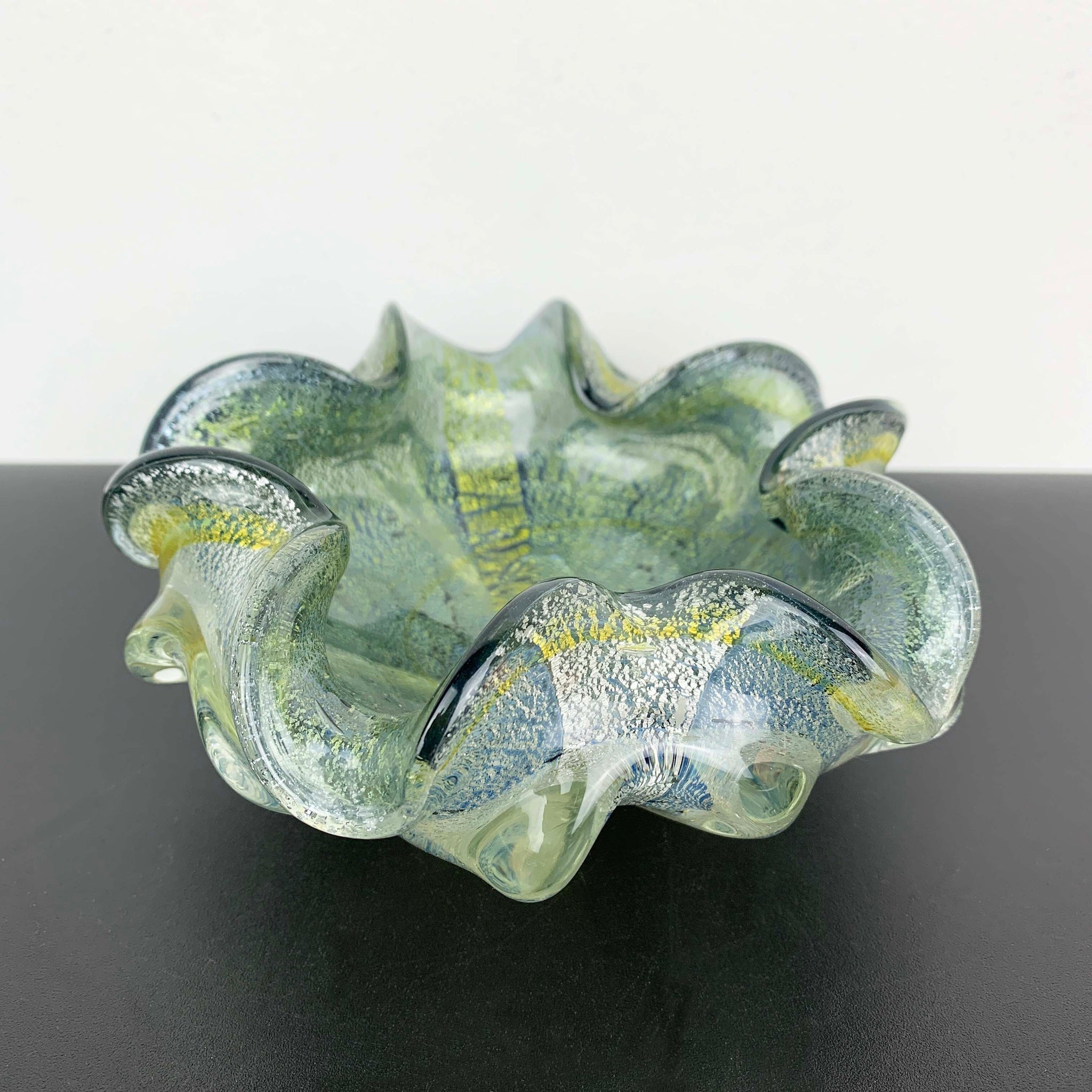 Murano Italy art glass urchin bowl