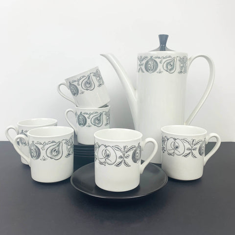 Myotts 'Silhouette' 1960's coffee set