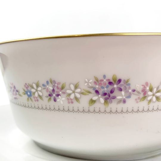 Noritake 'Lilac Time' pattern on gravy boat