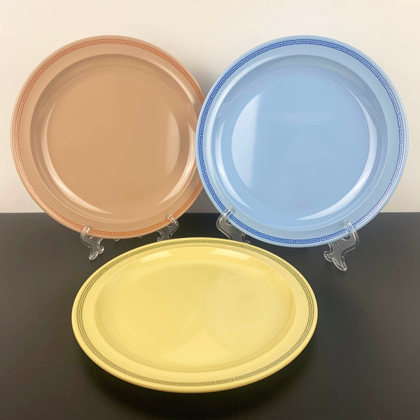 Nylex Australia 1960's melamine dinner plate - Set of 6