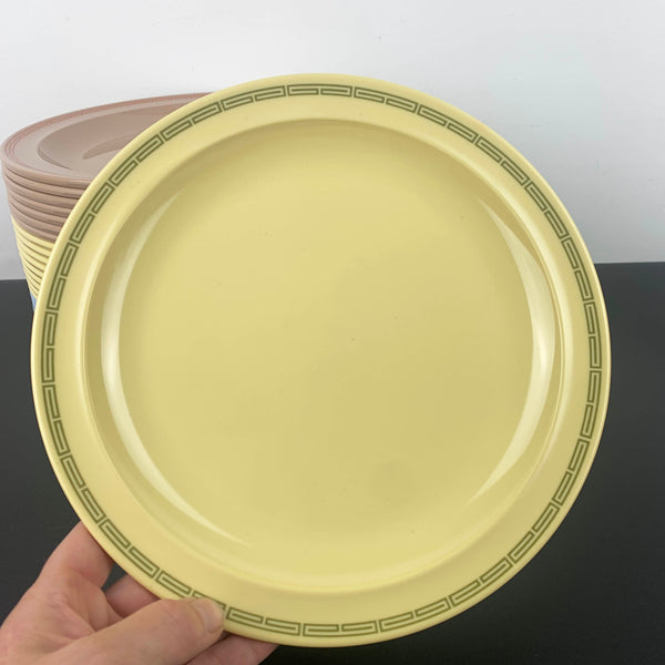 Nylex Australia 1960's melamine dinner plate - Set of 6