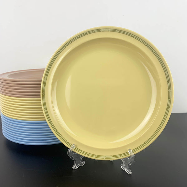 Nylex Australia 1960's melamine dinner plate - Set of 6