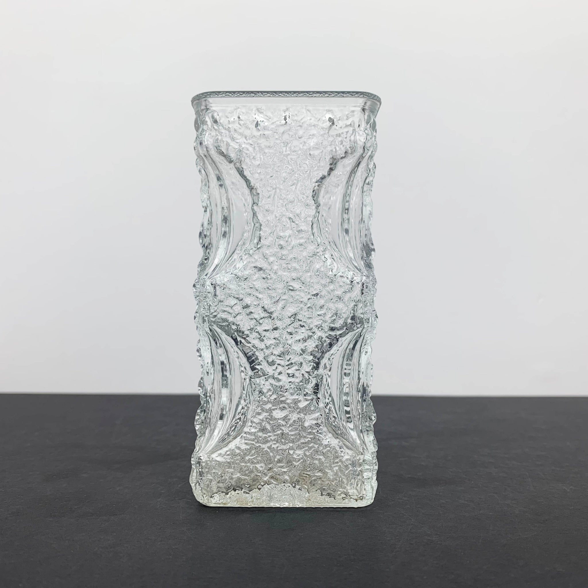 Oberglas small bark glass vase