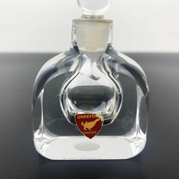 Orrefors mid century perfume bottle