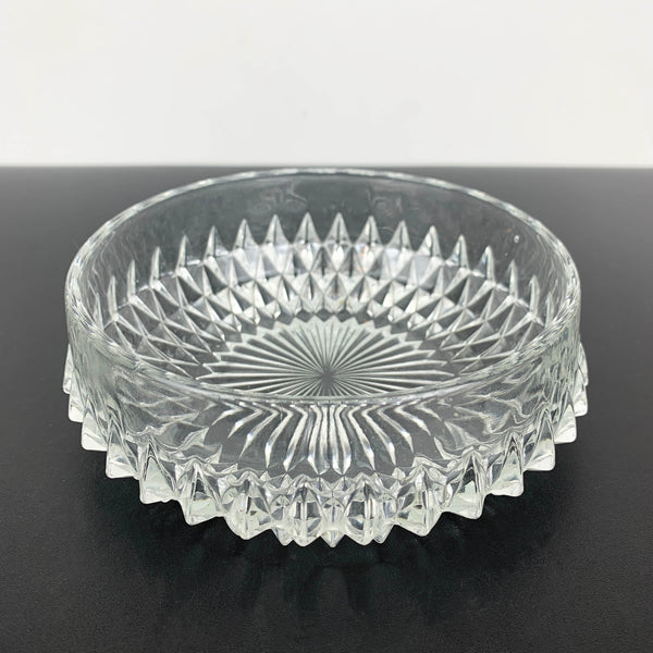 Diamond point round candy bowls - Set of 2