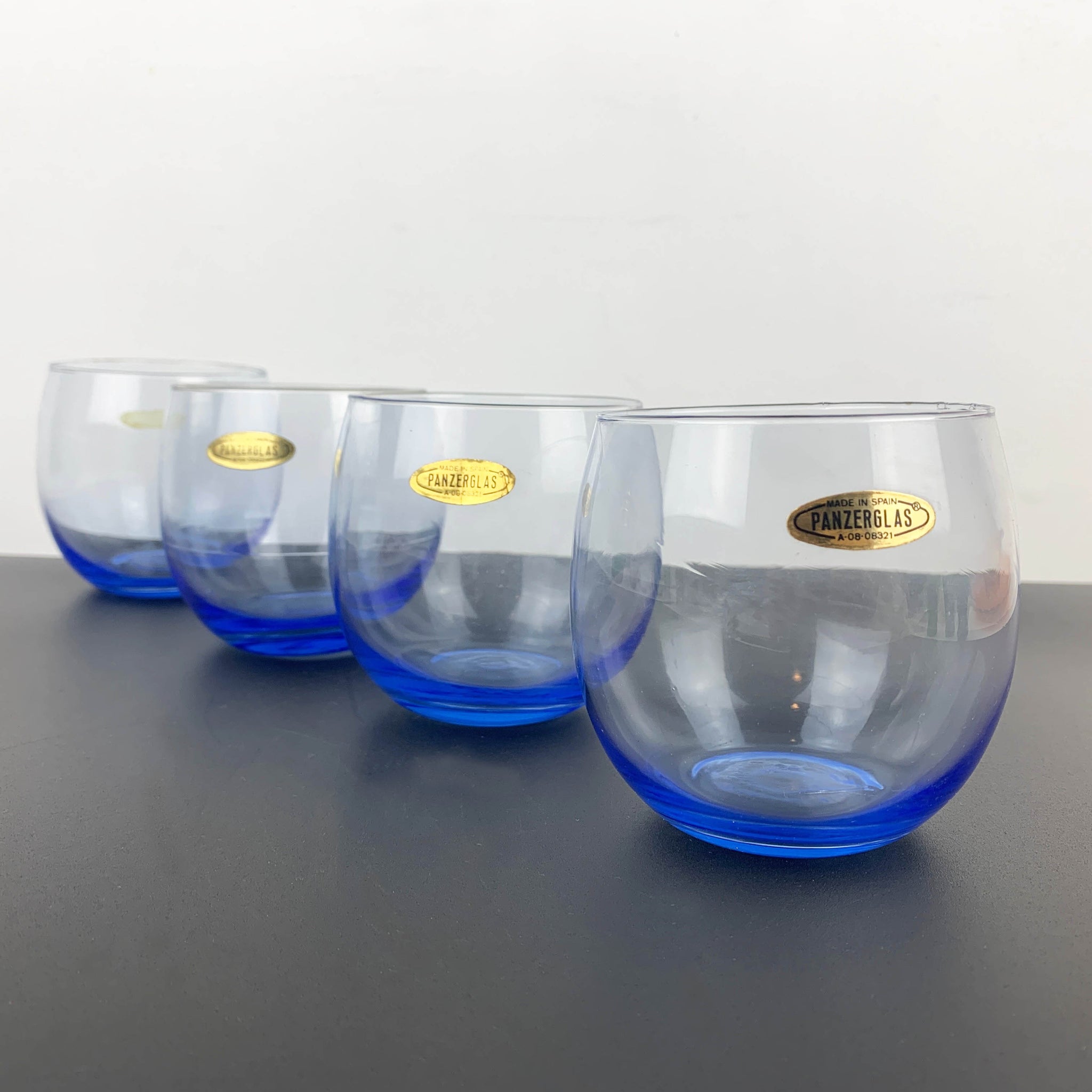 PanzerGlas Spain blue roly poly glasses - Set of 4