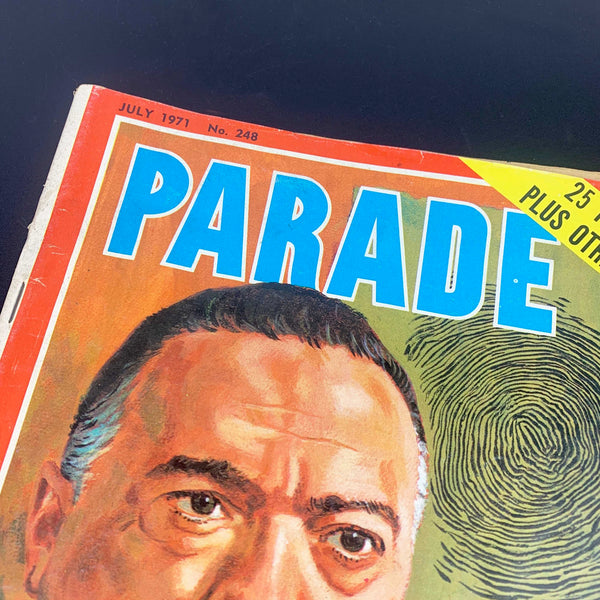 Parade Magazine 1971 featuring J Edgar Hoover (FBI) and Essendon great John Coleman