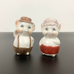 Pig Couple Novelty Salt and Pepper Shakers