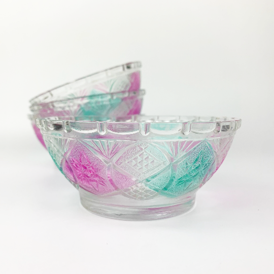 KIG pastel tinted dessert bowl - Set of 4