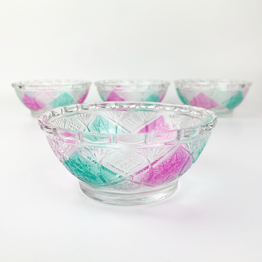 KIG pastel tinted dessert bowl - Set of 4