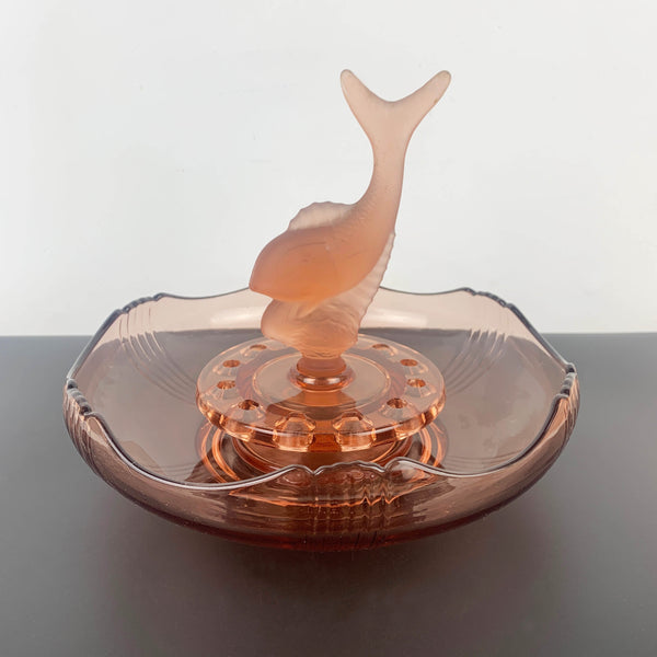 Art deco 'Poisson Volant' Flying Fish Float Bowl by Josef Inwald