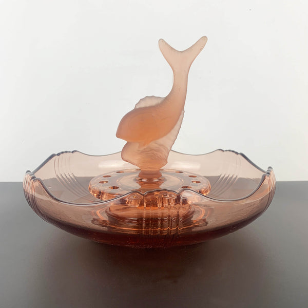 Art deco 'Poisson Volant' Flying Fish Float Bowl by Josef Inwald