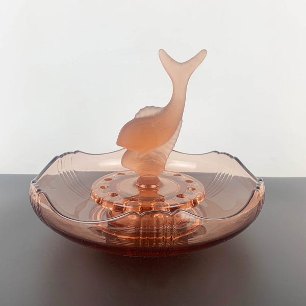 Art deco 'Poisson Volant' Flying Fish Float Bowl by Josef Inwald