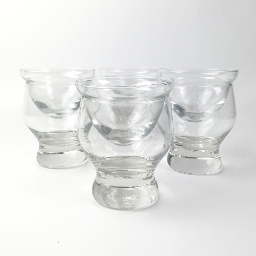 2 Piece Shrimp Cocktail Glasses with Ice Cups Set of 4