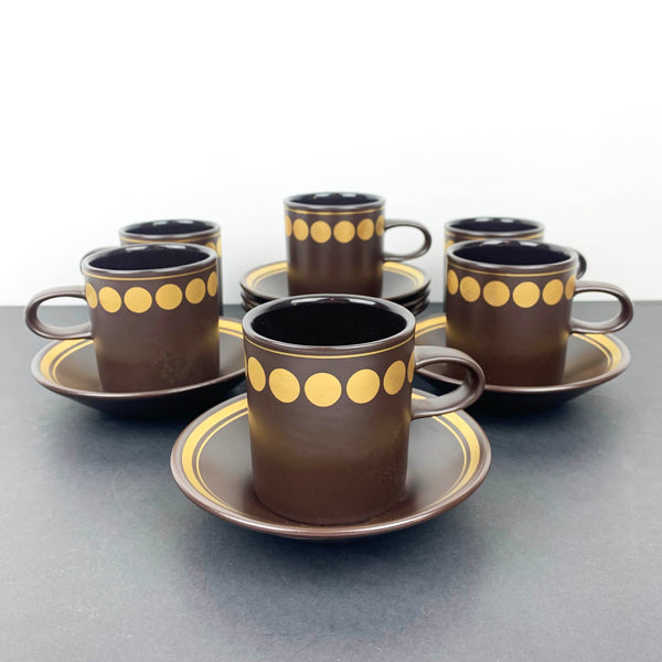 Rare Purbeck England mid century coffee cups