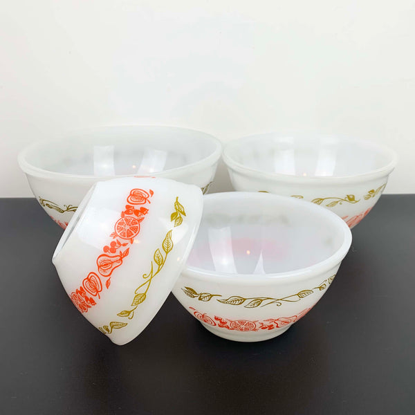 Pyrex (Australia) Fruit Salad mixing bowl set