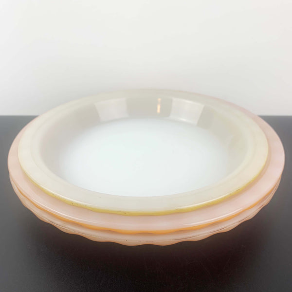 Pyrex (Australia) Pie Plates with crimped edge