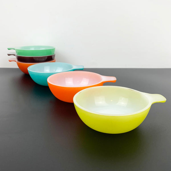 Pyrex (Australia) coloured ramekins - Set of 6