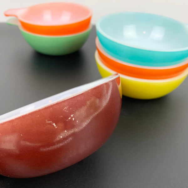 Pyrex (Australia) coloured ramekins - Set of 6