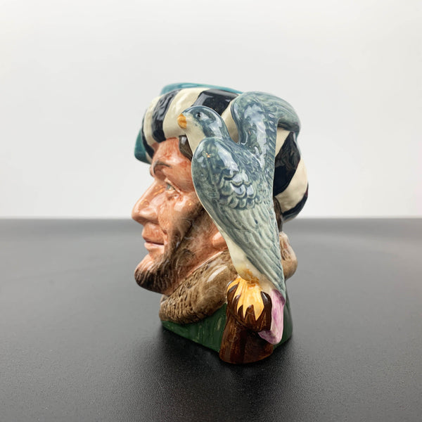 Royal Doulton small character jug 'The Falconer' by Max Henk