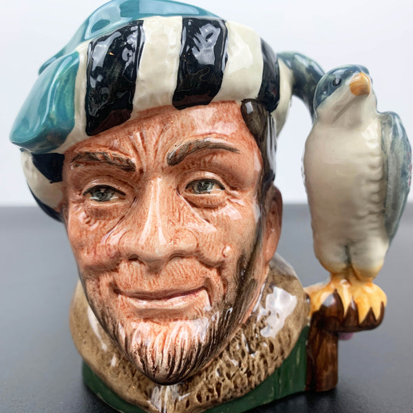 Royal Doulton small character jug 'The Falconer' by Max Henk