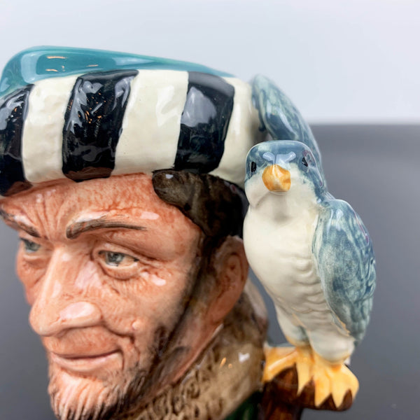 Royal Doulton small character jug 'The Falconer' by Max Henk