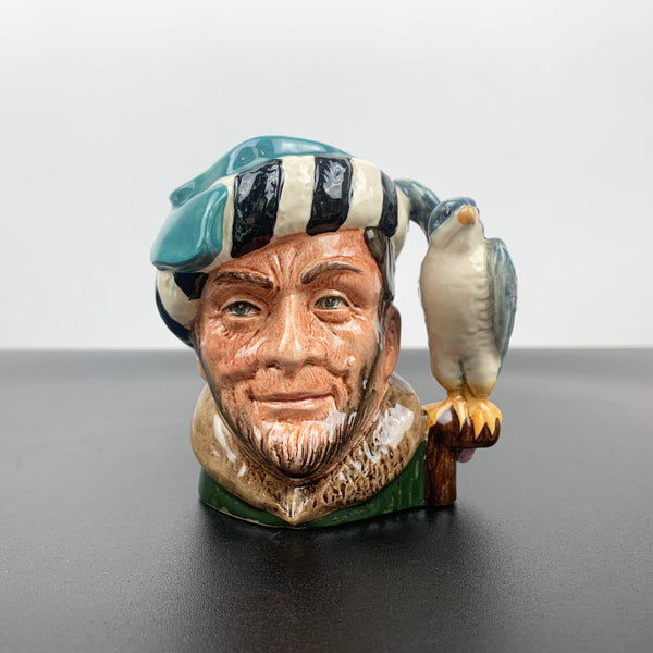 Royal Doulton small character jug 'The Falconer' by Max Henk