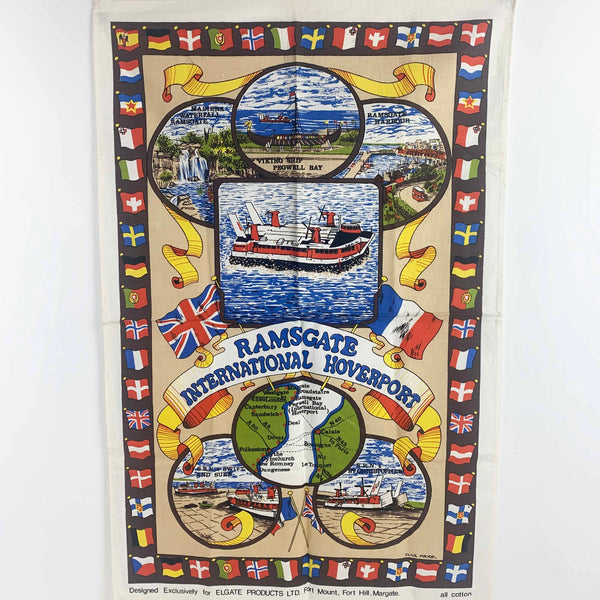 Vintage English cities tea towel collection - Set of 3