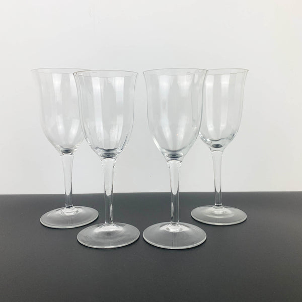 Rogaska Crystal faceted wine glass - Set of 4