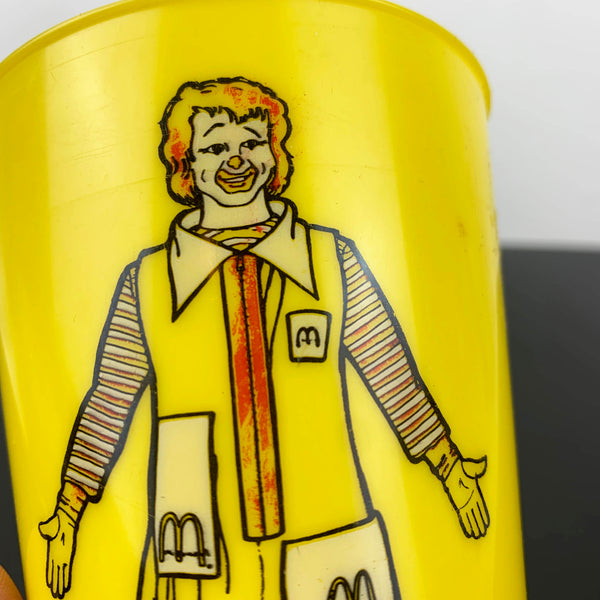 Ronald McDonald 1960's collectible tumbler